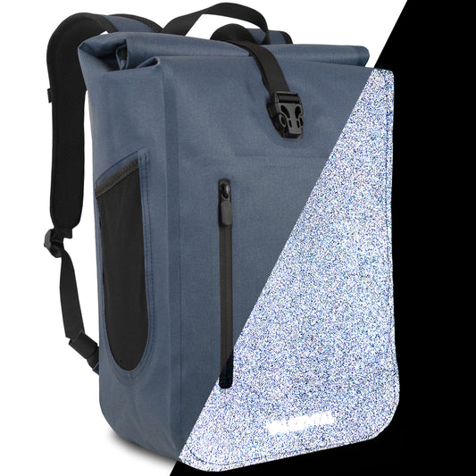 Waterproof Backpack - Wasserdichter & vollreflektierender Rucksack mit top Organisation - B-Ware