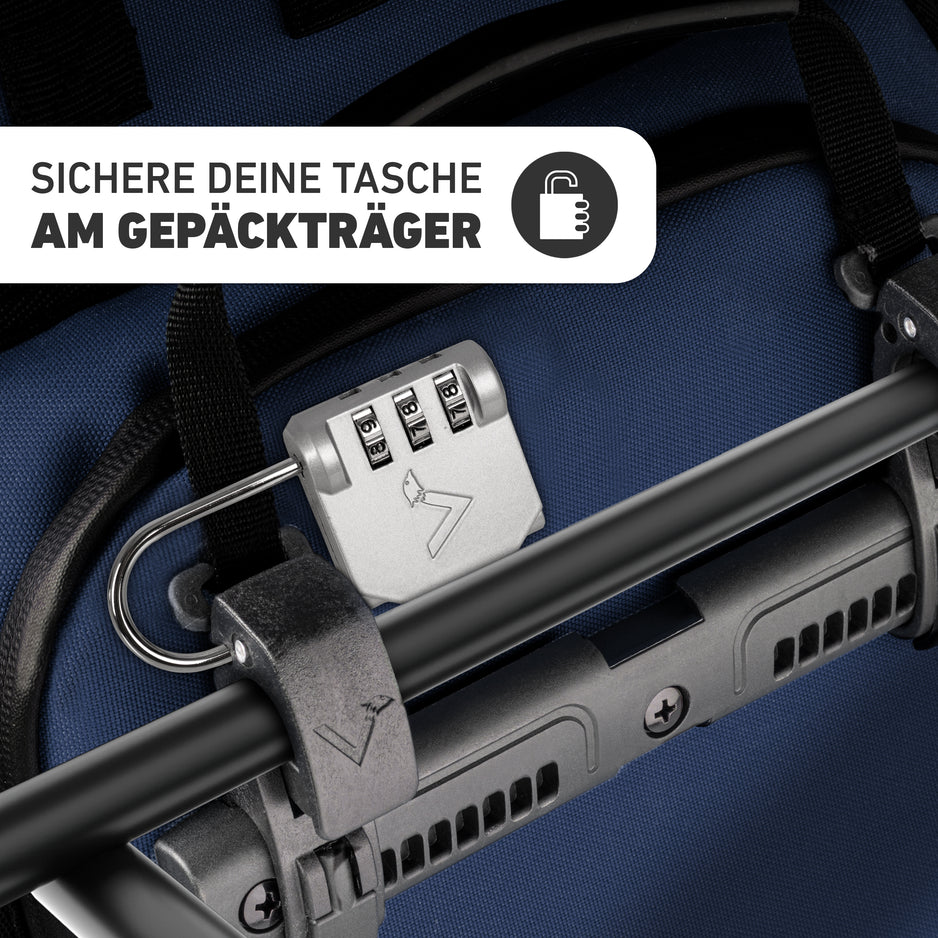 fahrradtaschen schloss Schloss für Fahrradtaschen mit Zahlenkombination | Valkental – VALKENTAL.com