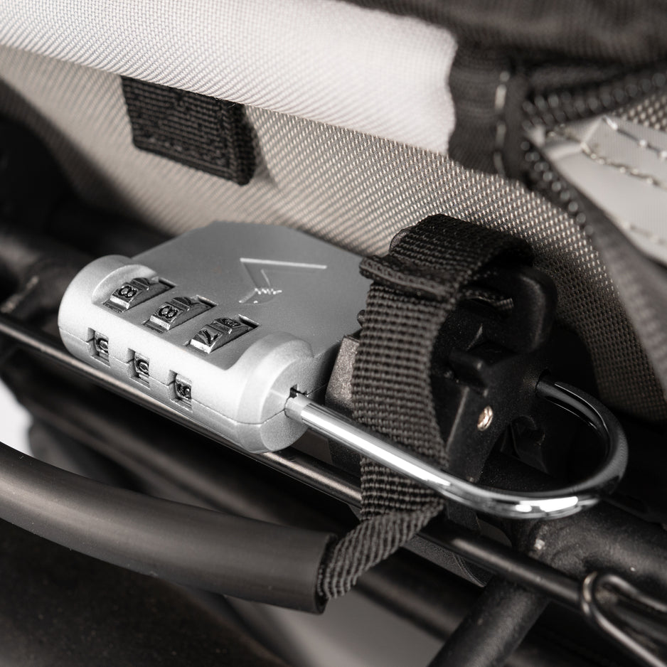 fahrradtaschen sichern Schloss für Fahrradtaschen mit Zahlenkombination | Valkental – VALKENTAL.com