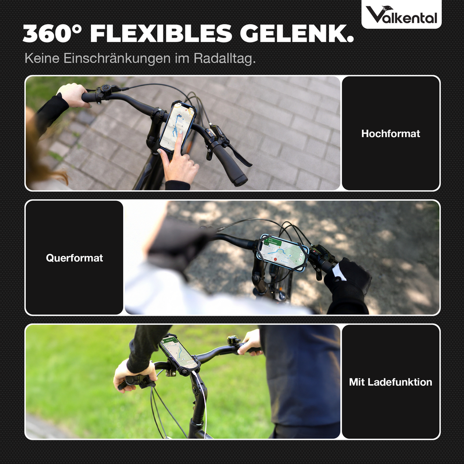 valkental - fahrrad handyhalterung Handyhalterung Fahrrad: EasyFix schnell montiert | Valkental – VALKENTAL.com