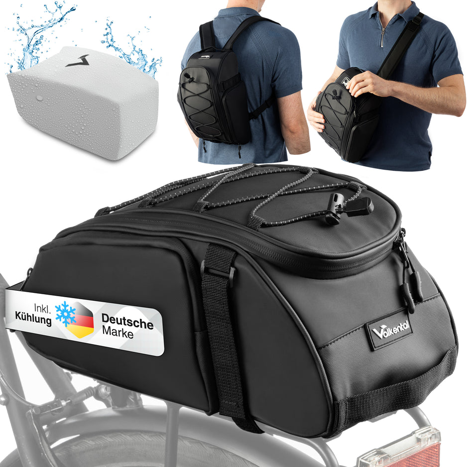 fahrradtasche unter gepäckträger Trunk Bag: Aufliegende Gepäckträgertasche mit großer Wirkung | Valkental – VALKENTAL.com