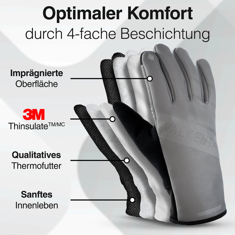 valkental handschuhe Fahrradhandschuhe für Winter - warm und griffig | Valkental – VALKENTAL.com