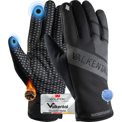 GloRider Handschuh – Wasserdichter 3M Ultra | kombiniert! VALKENTAL.com Rucksack mit Isolation & Fahrradtasche -