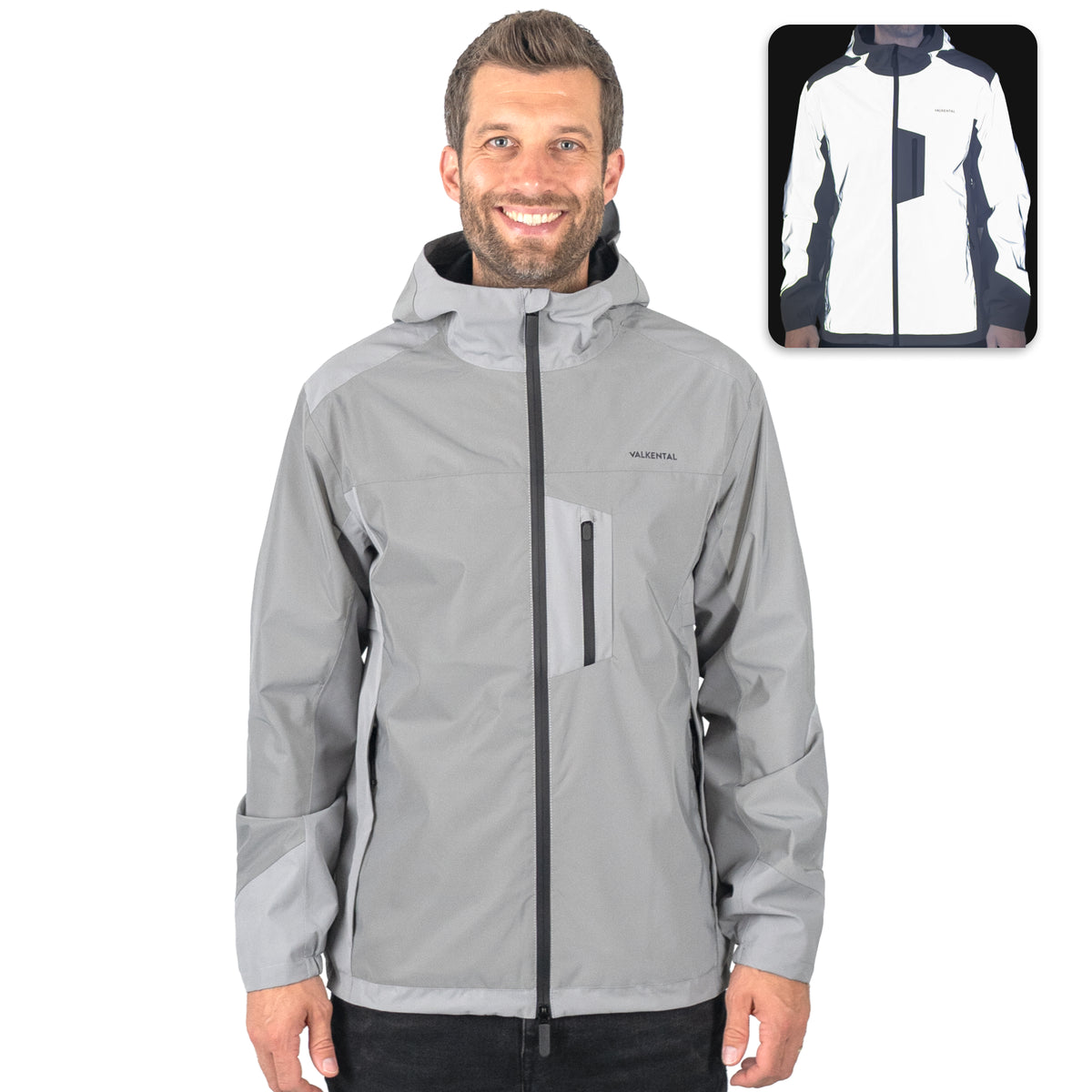 NEU: Rain Jacket Pro - 100% reflektierende Regenjacke mit Belüftung & Helm-Kapuze