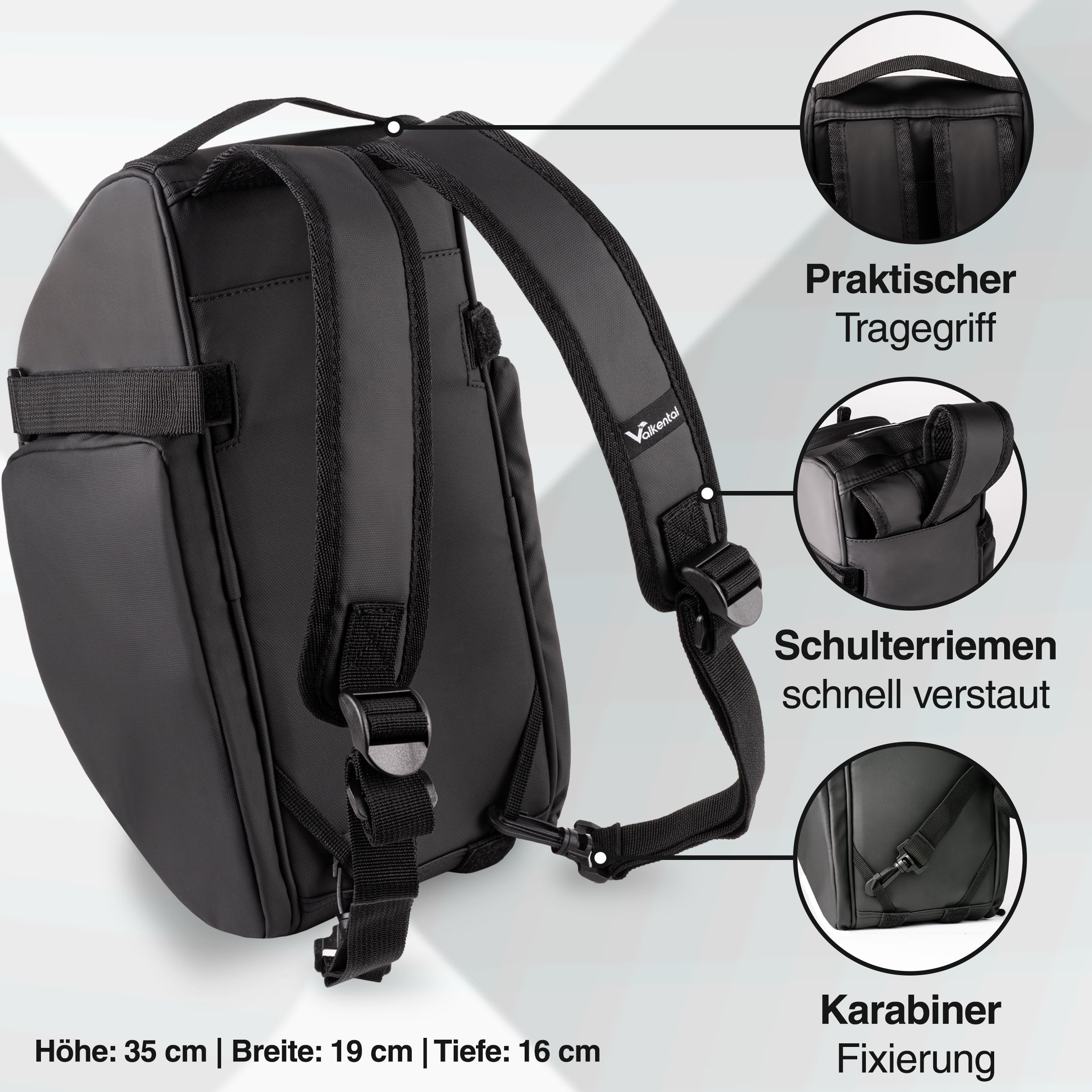 Gepäckträgertasche Rucksack – entdecke die Trunk Bag von Valkental ...