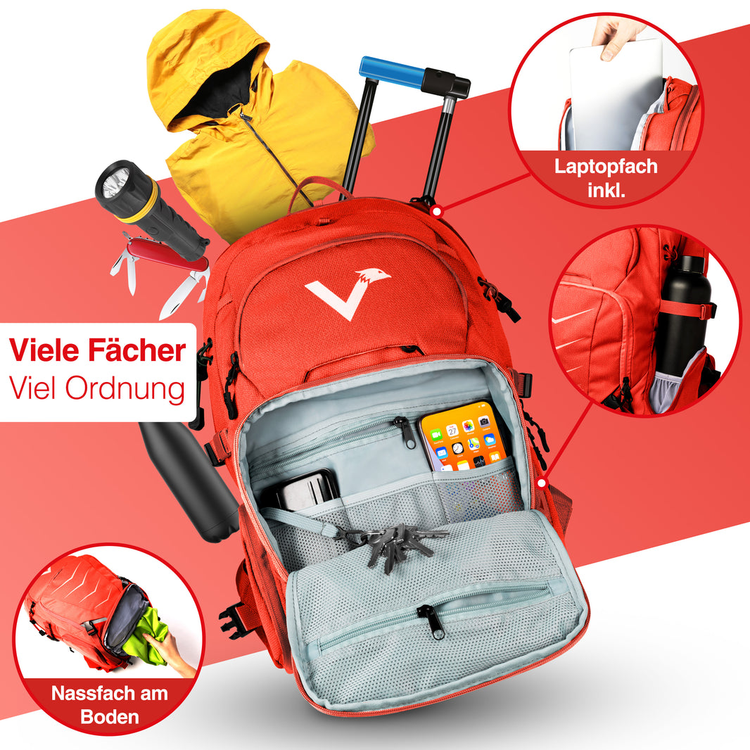 Moderne Fahrradtasche für den Gepäckträger von Valkental – VALKENTAL ...