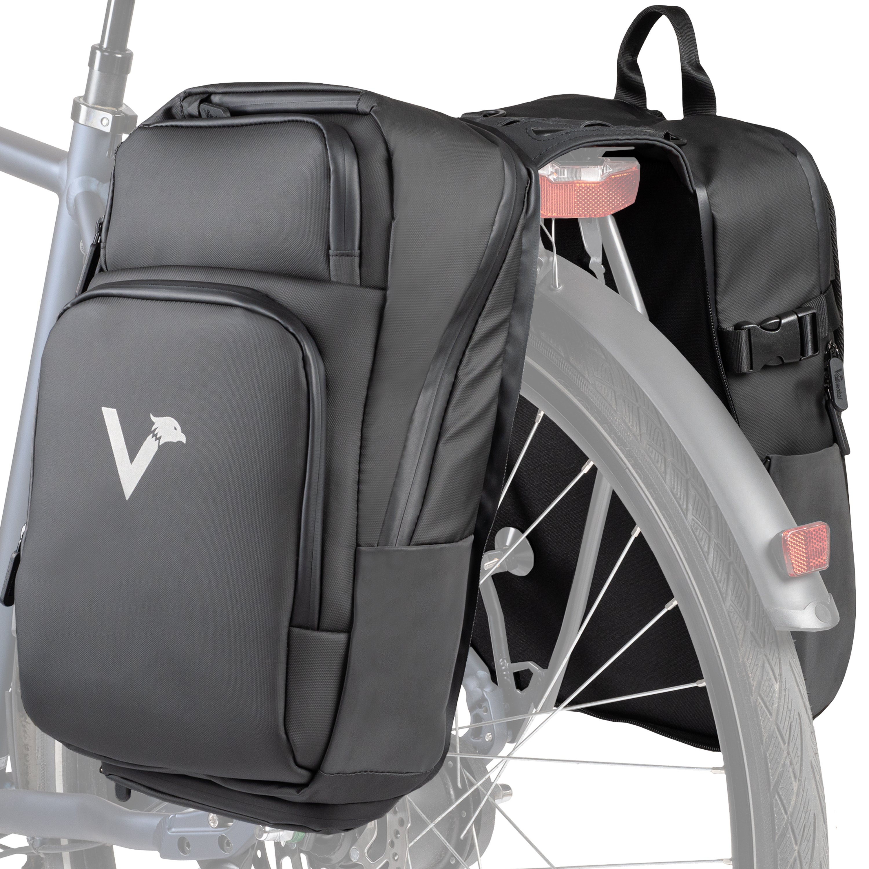 Moderne Fahrradtasche für den Gepäckträger von Valkental – VALKENTAL ...