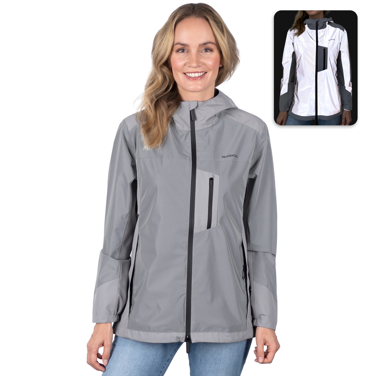 NEU: Rain Jacket Pro - 100% reflektierende Regenjacke mit Belüftung & Helm-Kapuze