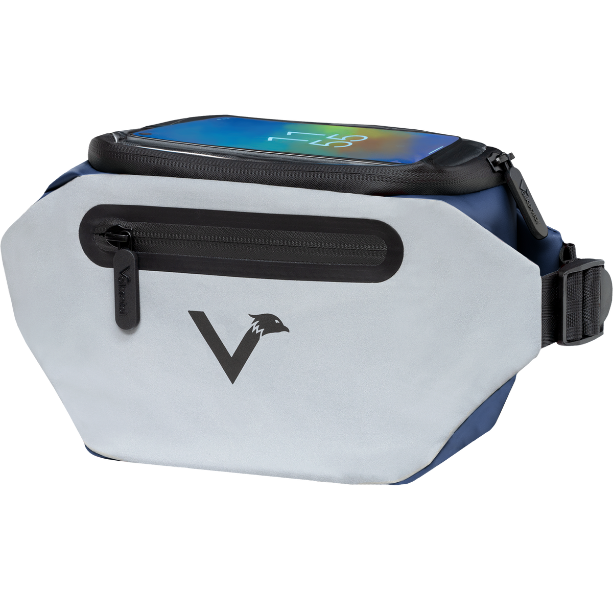 Valkental Lenkertasche Fahrradtasche vorne für Lenker, wasserdicht & reflektierend, 5 L