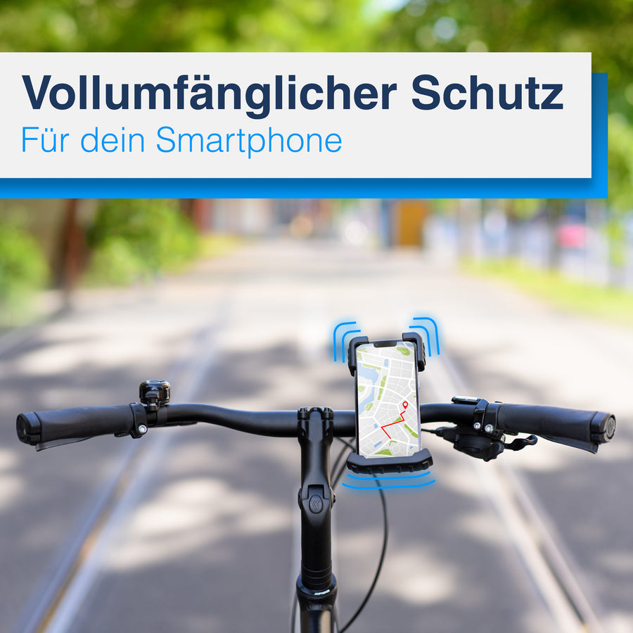 Callstel Handyhalter für Fahrrad: 3er-Set Universal