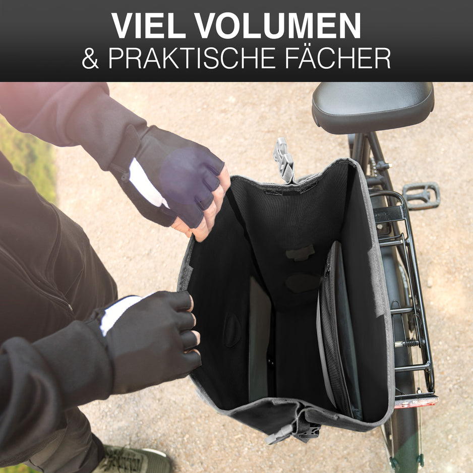 umarex fahrradtaschen gepäckträger Bike Bag Urban - Wasserdichte Gepäckträgertasche im urbanen Look – VALKENTAL.com